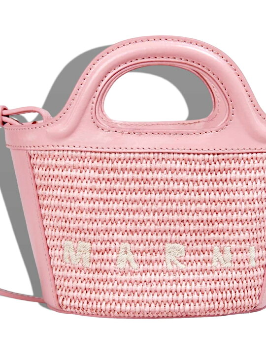 楽天市場】【定価113,300円(税込)】MARNI -マルニ- レザーとラフィアの 