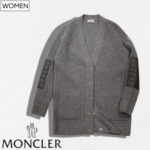 MONCLER◇カーディガン(薄手)/--/コットン/GRY/無地/D20919418300969B4 