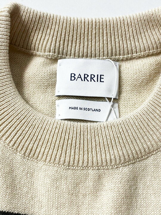 楽天市場】【定価250,800円(税込)】BARRIE バリーニットウェア 都会的 