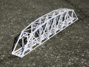 16番:単線曲弦プラットトラス橋(793mm200ftモデル)