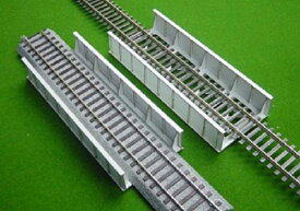 16番：組立キット　単線スルーガーダー橋（174mm／片面支材数9）