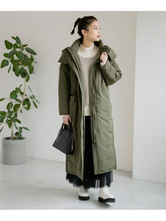 楽天市場】【SALE／50%OFF】【WEB限定/撥水/保温】あったか中綿ロング 