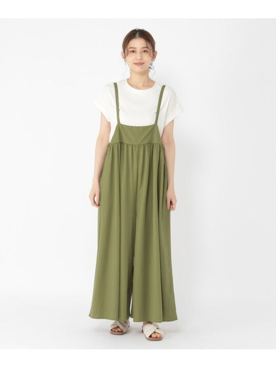 楽天市場】【SALE／30%OFF】【接触冷感】ひんやりジャージサロペット 