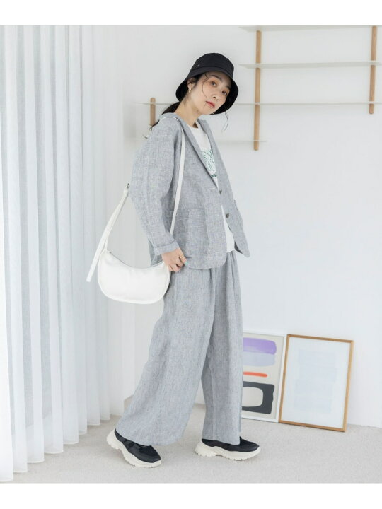 楽天市場】【SALE／30%OFF】リネン100テーラードジャケット studio 