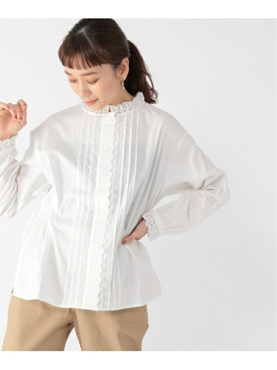 楽天市場】【SALE／50%OFF】【接触冷感/ウォッシャブル】襟スカラップ 