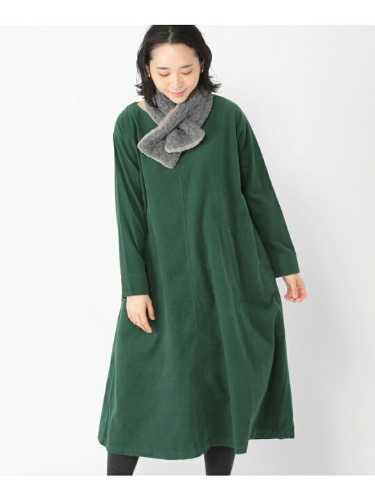 楽天市場 Sale 50 Off コーデュロイサックワンピース Studio Clip スタディオクリップ ワンピース 長袖ワンピース グリーン ブラック ブラウン Rba E Rakuten Fashion Studio Clip スタディオクリップ