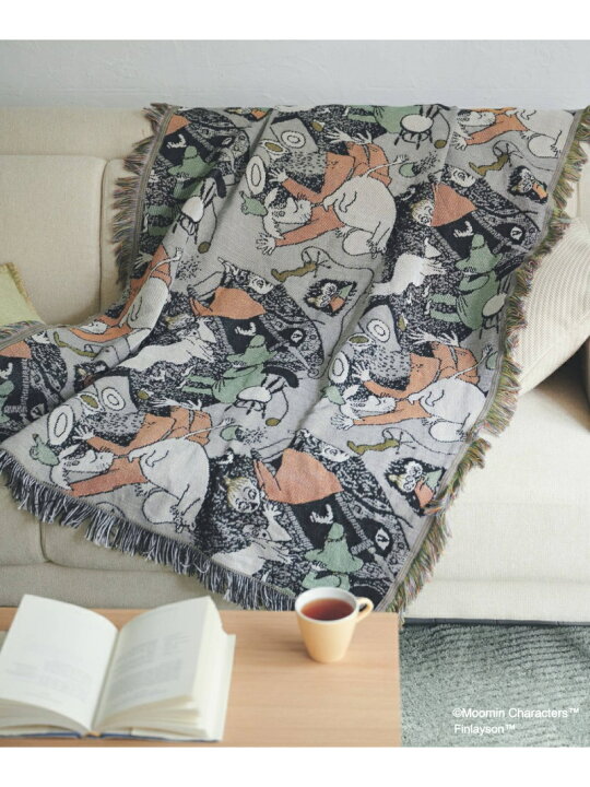 楽天市場】〈Finlayson×MOOMIN〉ジャガードタぺブランケット studio 