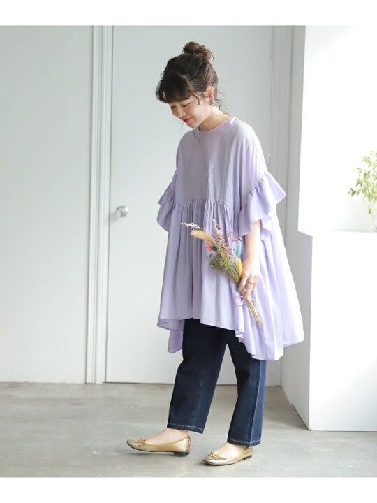 楽天市場】【SALE／50%OFF】【低身長向けアイテム/WEB限定】ギャザー 