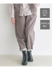 ソフトバレルデニムパンツ[プチ・プラスサイズあり] studio CLIP スタディオクリップ パンツ ジーンズ・デニムパンツ ブラウン グレー ブルー【送料無料】[Rakuten Fashion]