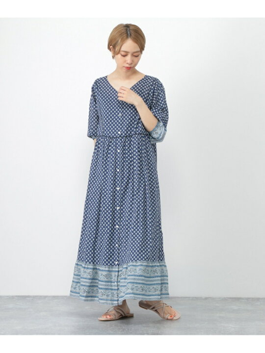 楽天市場 Sale 30 Off レゾリヴァードパネルop Les Olivades スタディオクリップ ワンピース ロングワンピース マキシ ワンピース ネイビー ホワイト レッド Rba E 送料無料 Rakuten Fashion Studio Clip スタディオクリップ