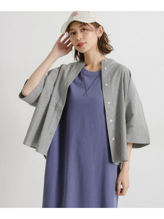 楽天市場】【SALE／60%OFF】シングルガーゼドルマン5分袖バンドシャツ 