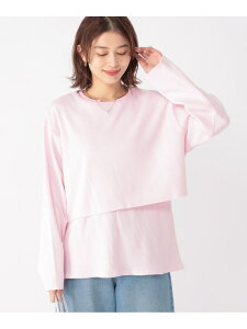 �ySALE�^70%OFF�z�y4WAY�z�x�X�g×�V���[�g��v���I�[�o�[�Z�b�g�g�b�v�X studio CLIP �X�^�f�B�I�N���b�v �g�b�v�X �J�b�g�\�[�ET�V���c �O���[�� �s���N �O���[�yRBA_E�z[Rakuten Fashion]