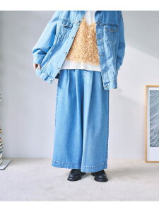 �ySALE�^30%OFF�z�^�b�N���C�h�f�j���p���c[�v�`�E�v���X�T�C�Y����]�sCLIP denim�t studio CLIP �X�^�f�B�I�N���b�v �p���c �W�[���Y�E�f�j���p���c �O���[ �u���[�yRBA_E�z�y���������z[Rakuten Fashion]