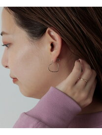 【SALE／40%OFF】輪っかハートピアス studio CLIP スタディオクリップ アクセサリー・腕時計 ピアス シルバー ゴールド【RBA_E】[Rakuten Fashion]