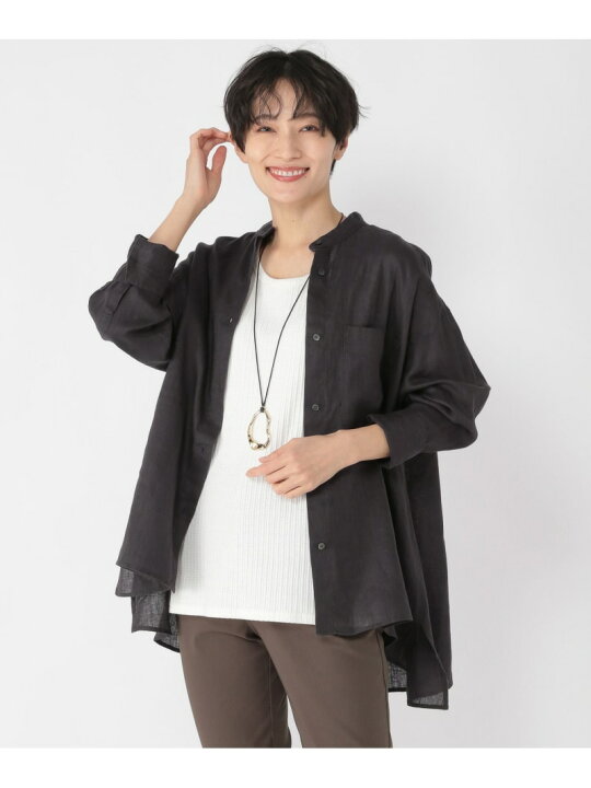 楽天市場】【SALE／60%OFF】＜ウタオ＞フレンチリネンオーバーシャツ 