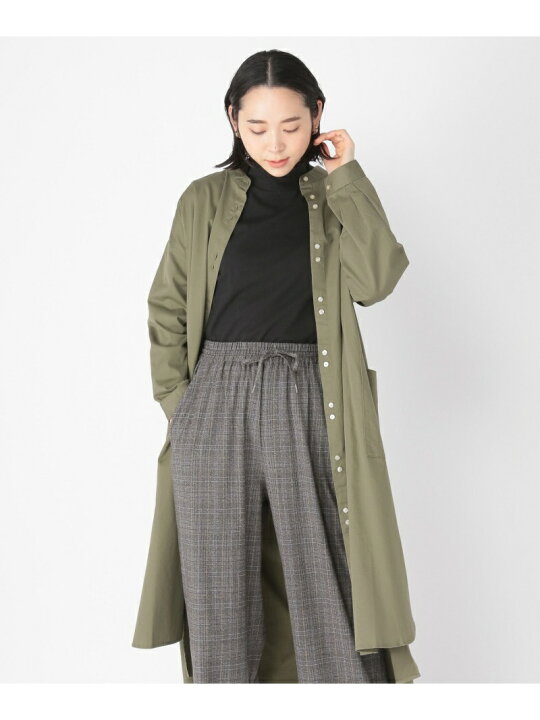楽天市場 Sale 50 Off バンドカラーシャツワンピース Studio Clip スタディオクリップ ワンピース ドレス シャツワンピース カーキ ネイビー ベージュ Rba E Rakuten Fashion Studio Clip スタディオクリップ