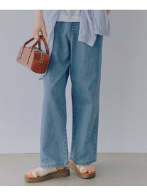 【SALE／50%OFF】【接触冷感】ひんやりイージーストレートデニム《CLIP denim》 studio CLIP スタディオクリップ パンツ ジーンズ・デニムパンツ ブルー【RBA_E】[Rakuten Fashion]