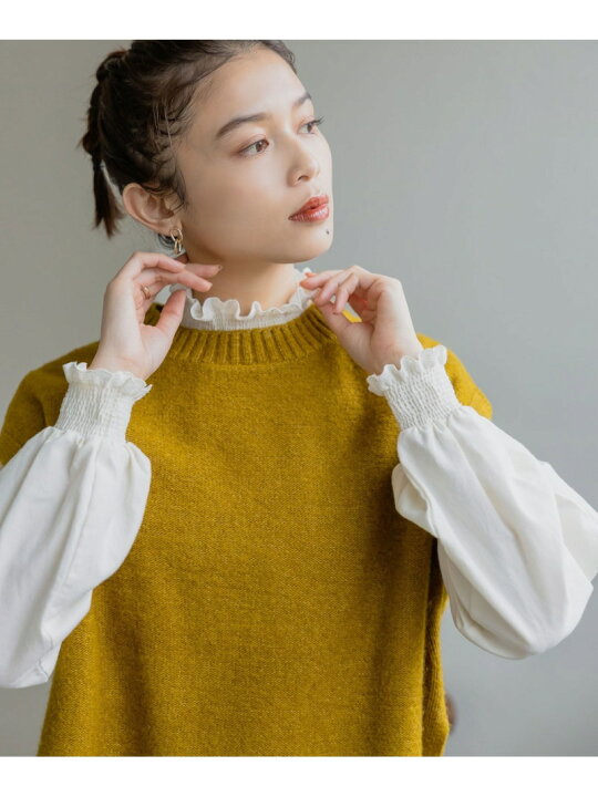 楽天市場】【SALE／40%OFF】スカラップシャーリングブラウス studio 