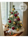 オーナメントセットツリー 50cm [CHRISTMAS 2025] studio CLIP スタディオクリップ インテリア・生活雑貨 その他のインテリア・生活雑貨 ベージュ レッド【送料無料】[Rakuten Fashion]