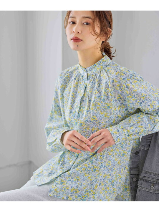 楽天市場】【SALE／20%OFF】シングルガーゼ襟フリルブラウス studio 