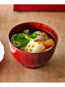 白鷺木工 塗り椀 studio CLIP スタディオクリップ 食器・調理器具・キッチン用品 食器・皿 レッド ブラック[Rakuten Fashion]