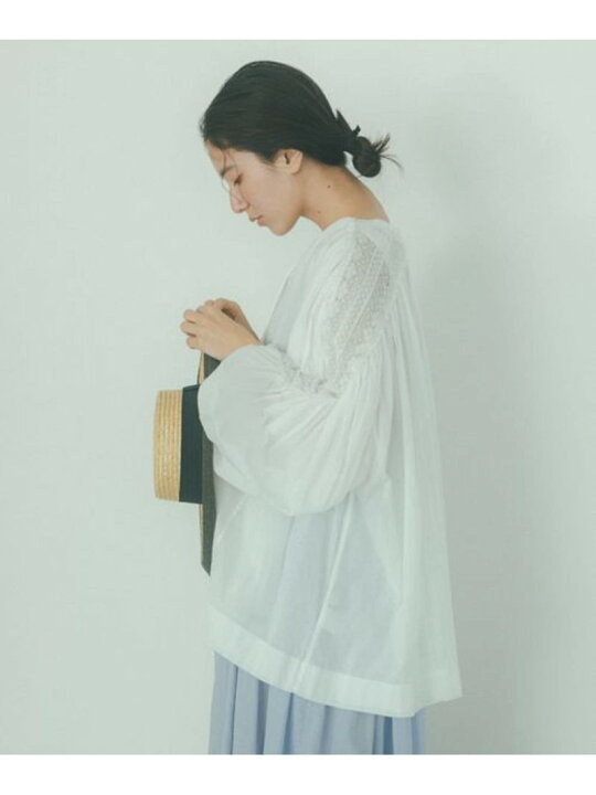 楽天市場】【SALE／50%OFF】《natural by clip》レース袖ギャザー 