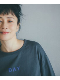 【SALE／50%OFF】(W)DAYS-コラボロンT studio CLIP スタディオクリップ トップス カットソー・Tシャツ ホワイト グレー【RBA_E】[Rakuten Fashion]