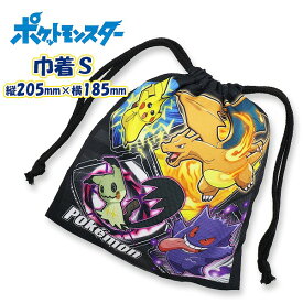 ポケモン 巾着 ポーチ 入園 入学 新学期 登園 通学 コップ 歯磨き ポケットモンスター かばん お弁当 袋 進学 小学生 幼稚園 学童　メール便送料無料