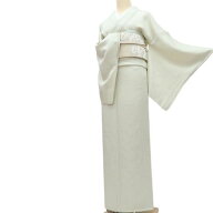 【中古】百華 Y4511 正絹 手縫い仕立て 無地付下げ 着物 単品