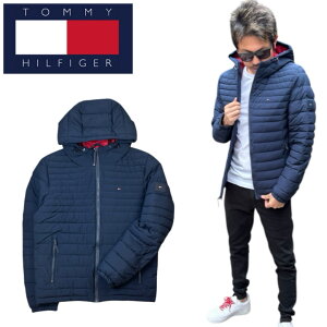 �g�~�[�q���t�B�K�[ Tommy Hilfiger �W���P�b�g ���� �_�E���W���P�b�g 151AP619 �t�[�h �����Y �A�E�^�[ �h�� TOMMY HILFIGER M STRETCH PACKABLE