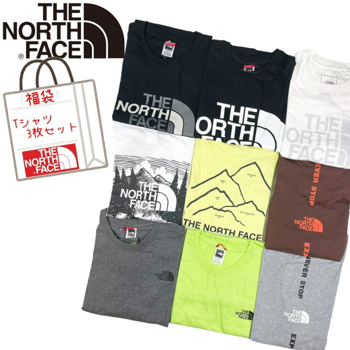 楽天市場】ザ ノースフェイス The North Face 福袋 Tシャツ 3枚セット 