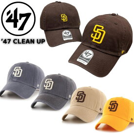 47 キャップ フォーティーセブン ブランド 帽子 サンディエゴ パドレス ベースボール RGW21GWS 男女兼用 クリーンナップ 柔らか 47BRAND PADRES CLEAN UP