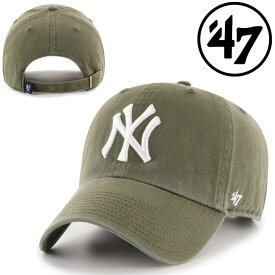 47 キャップ フォーティーセブン 帽子 RGW17GWS ヤンキース NYY ワンサイズ MLB 男女兼用 ベースボール 柔らか メンズ レディース クリーンナップ 47BRAND CLEAN UP