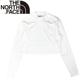 ザ ノースフェイス The North Face 長袖Tシャツ クロップド丈 ロンT レディース タートルネック NF0A4M7K プリントロゴ THE NORTH FACE W LS NEKKU TEE