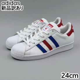 adidas スーパースター J ホワイト JP24.0cm スニーカー FV3687 アディダス (ad014)