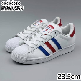 adidas スーパースター J ホワイト JP23.5cm スニーカー FV3687 アディダス (ad200)
