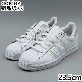 ADIDAS スーパースター J ホワイト JP23.5cm スニーカー FV3139 アディダス (ad228)