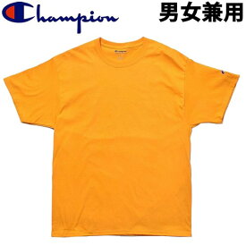 チャンピオン アダルト 6oz 半袖Tシャツ 米国基準サイズ メンズ レディース CHAMPION ADULT 6oz SHORT SLEEVE TEE T425 男性用兼女性用 半袖Tシャツ ゴールド (01-20740508)