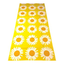 MARIMEKKO マリメッコ 72320 210 テーブルクロス Auringonkukka Table Cloth YELLOW/イエロー×WHITE/ホワイト(210)