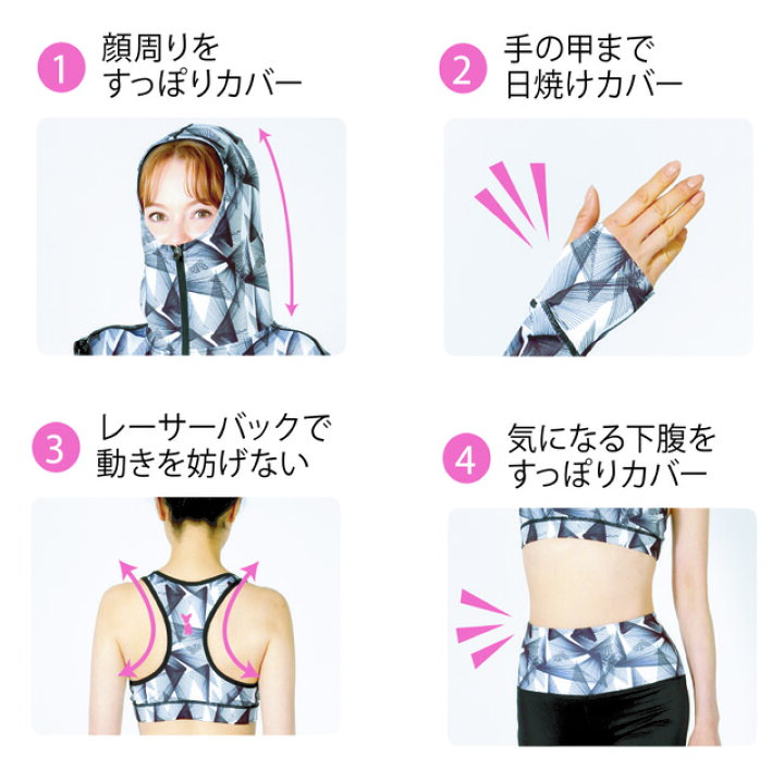 楽天市場】【処分特価】水陸両用フィットネスウェア ＜3点セット 