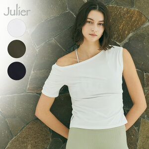 �y�Z�[�� 50��OFF�zJulier �W�����G ���K ���K�E�F�A �g�b�v�X Ecoco�A�V�����g���[�g�b�v�X B1952JUB039 2025SS �t �� ���� �X�|�[�c�E�F�A ���f�B�[�X ���킢�� ������� �z�b�g���K �s���e�B�X ���[