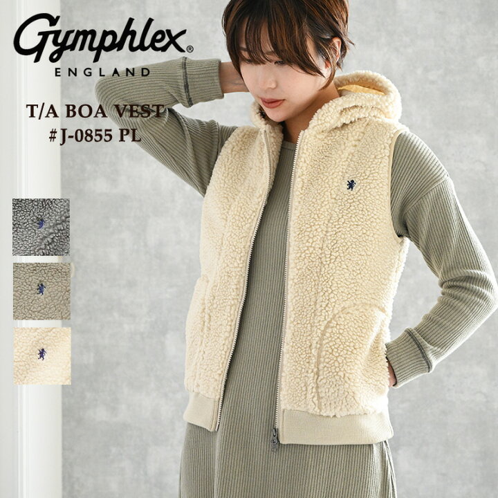 楽天市場】【セール 20％OFF】Gymphlex ジムフレックス ボア フード  