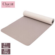 Chacott チャコット ヨガマット リバーシブルマット 6mm 012116-0001-65 TPU ニュアンスカラー リバーシ…