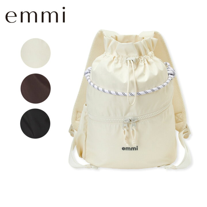 楽天市場】emmi エミ 撥水emmiロゴマルチバックパック 13WGB259305 