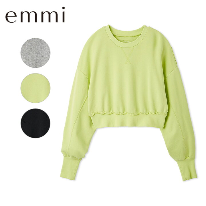 楽天市場】【セール 30％OFF】emmi エミ トップス スウェットプル 