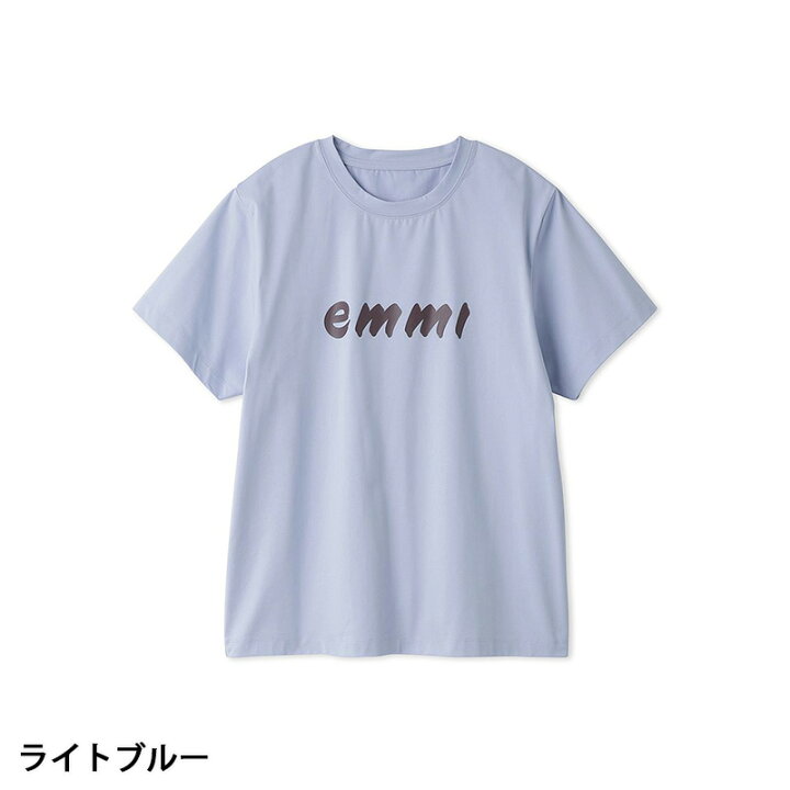 楽天市場】エミ アトリエ emmi atelier トップス ペイントemmiロゴT  