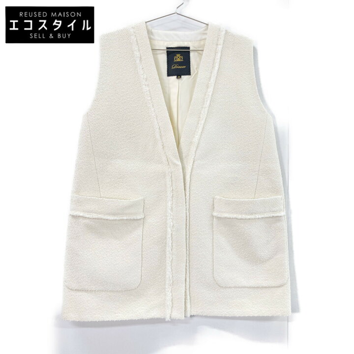 楽天市場】Drawer ドゥロワー 6522-234-0830 RESORT2 ポップコーンジレ  