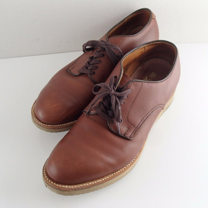 Alden オールデン 【美品】D8402C アルパインカーフ プレーントゥ 8 1  