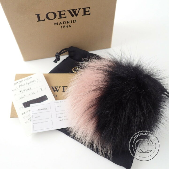 楽天市場】【LOEWEロエベ】 POMPOM CHARM ポンポンチャーム チェーン付 