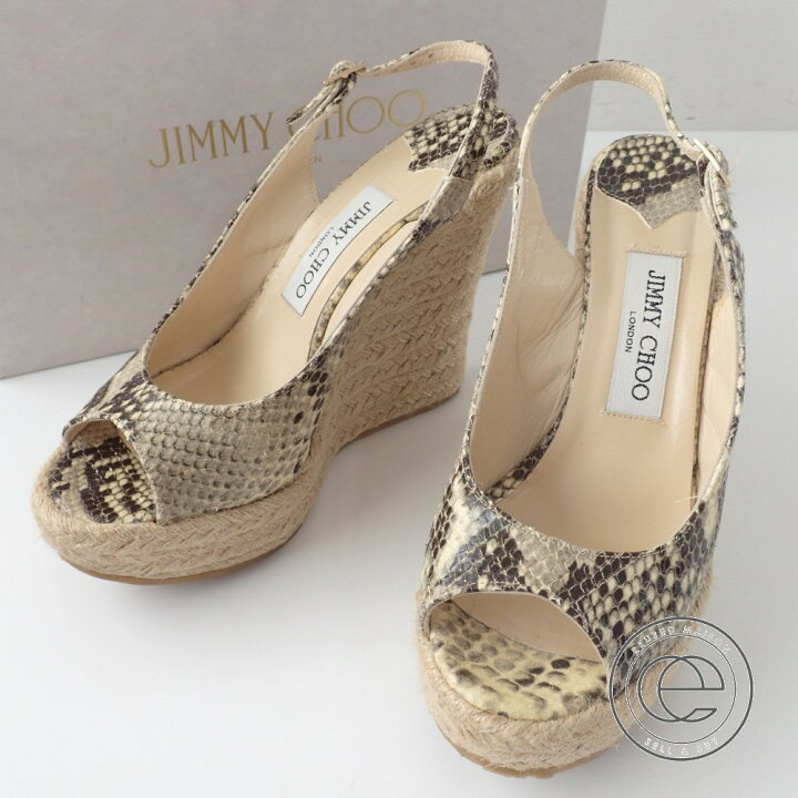 楽天市場】Jimmy Choo【ジミーチュウ】 パイソン柄バックストラップ  